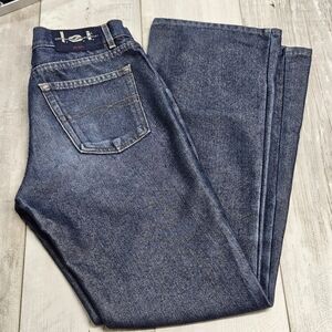 Vintage LEI Bootcut Jeans Size 7 Blue High Rise No Stretch Y2K Mom Jeans